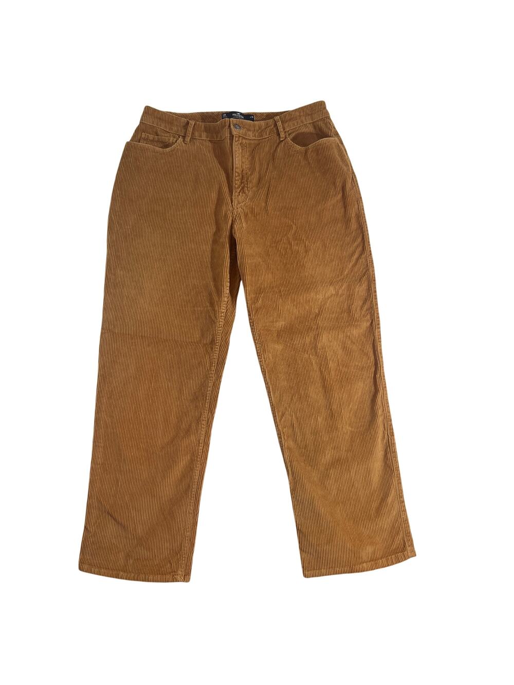 Hollister High-Rise Dad Pants Corduroy Brown 11R W30